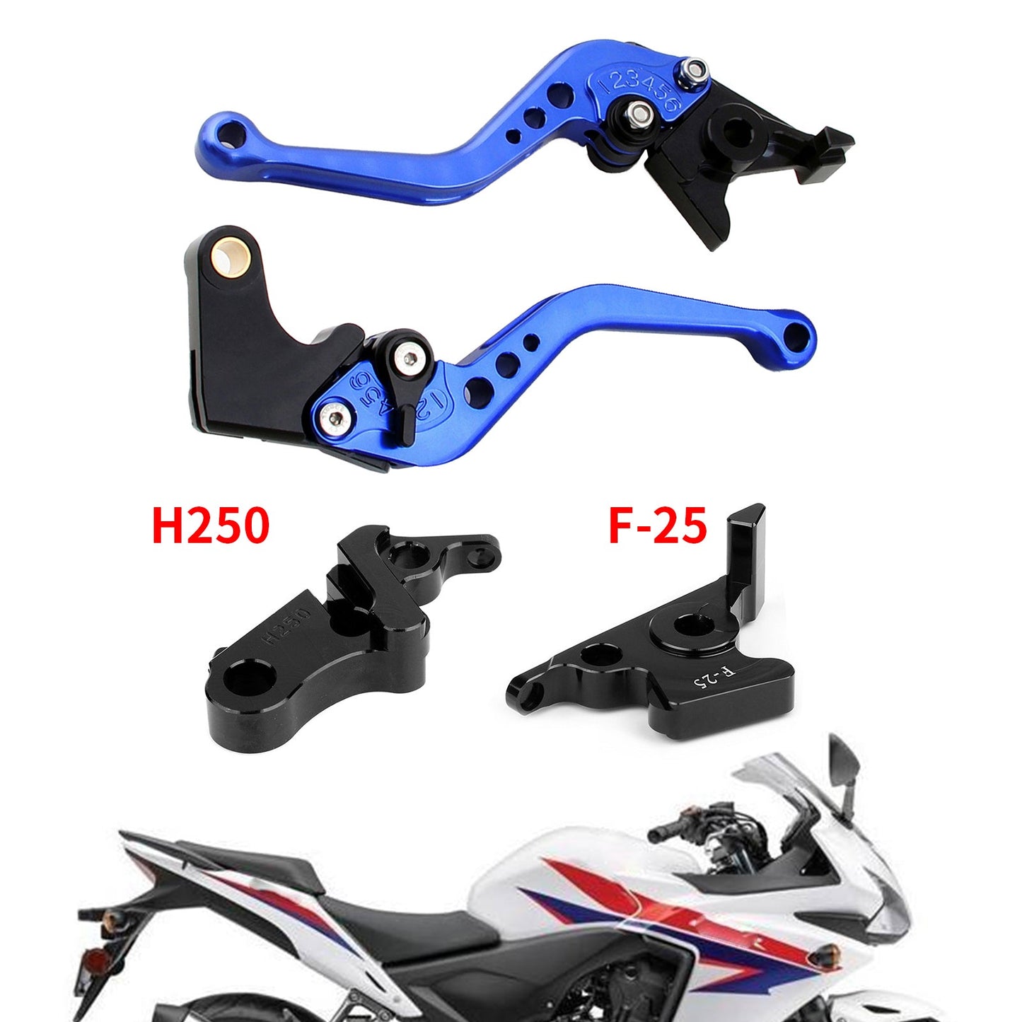 Short Clutch Brake Lever For Honda CBR500R/F/X 13-18 CB300R/F/FA 14-18