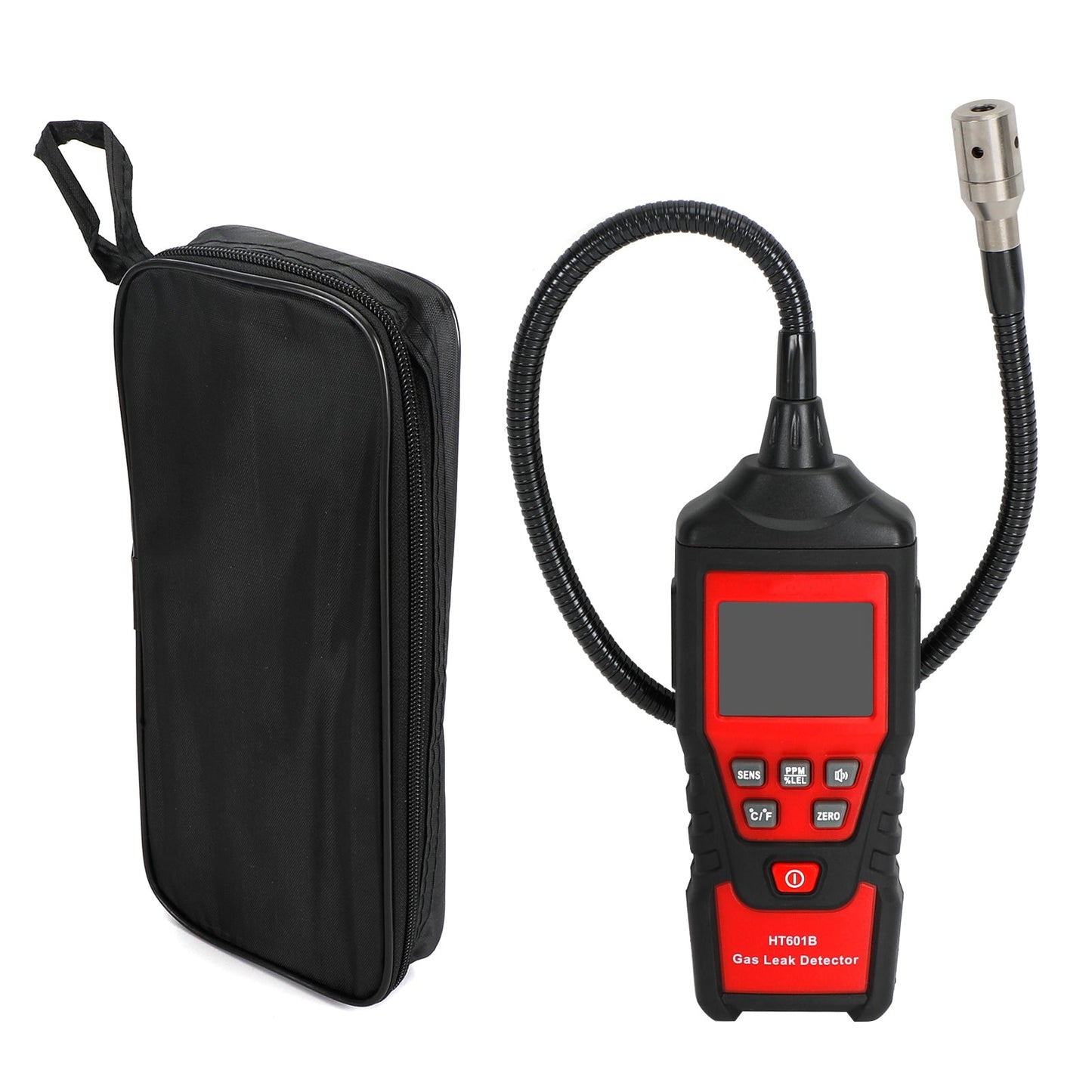 Gas Leak Detector Portable Combustible Gas Detector LCD Tester Visual Leakage