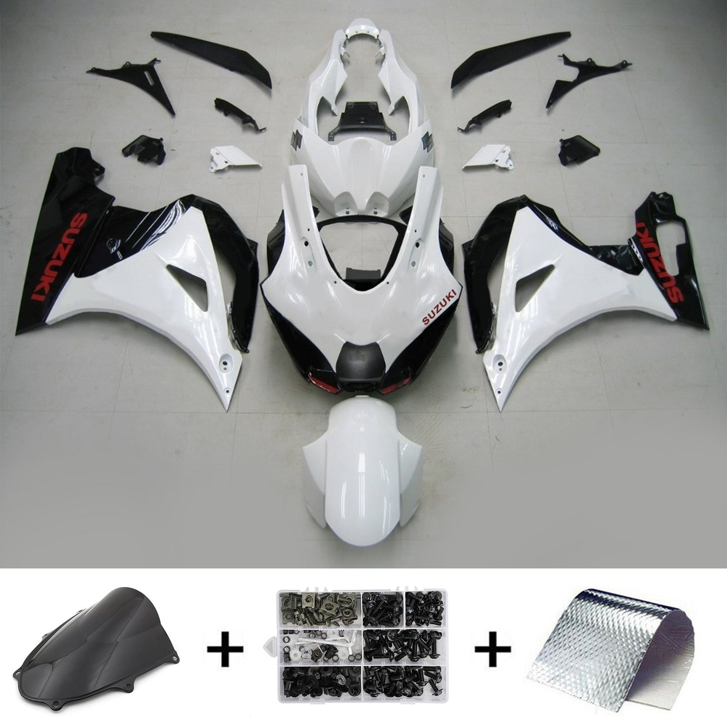 2017-2024 Suzuki GSXR1000 K17 Injection Fairing Kit Bodywork Plastic ABS #101