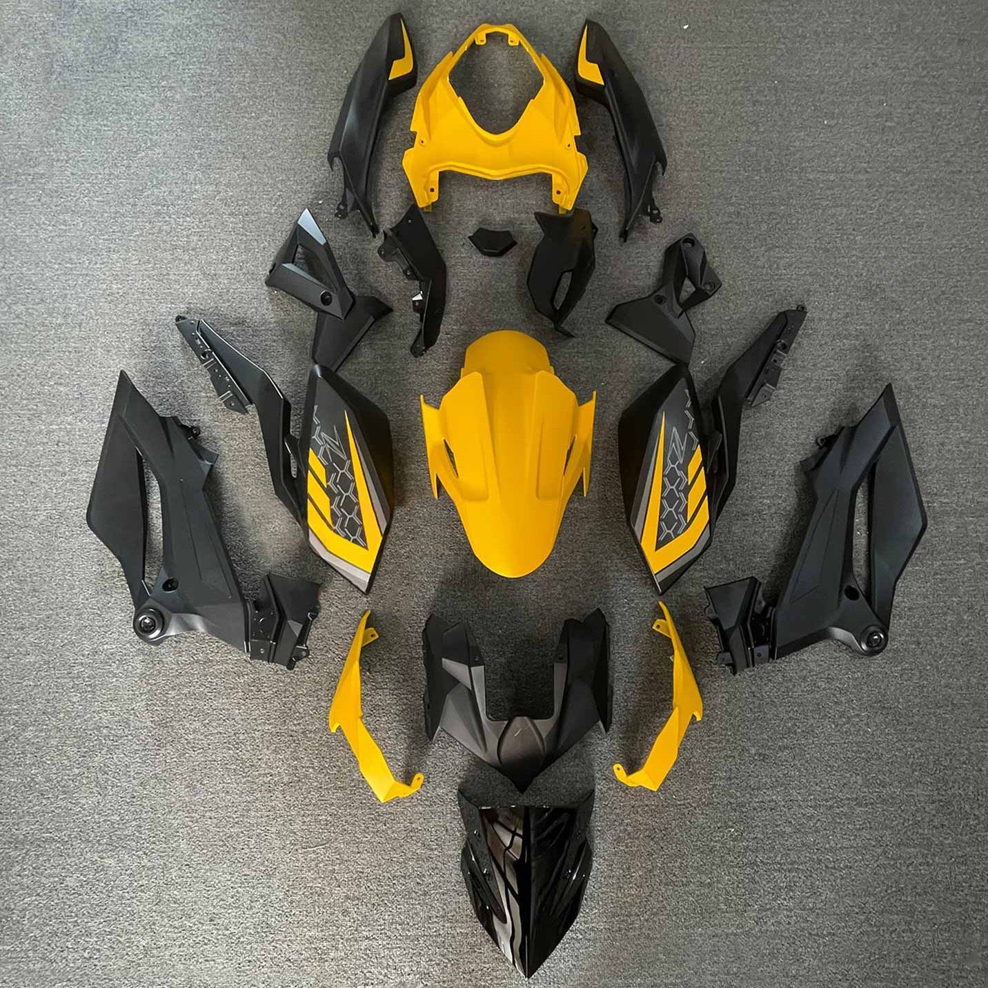 2018-2020 Kawasaki Z400 Injection Fairing Kit Bodywork Plastic ABS#113