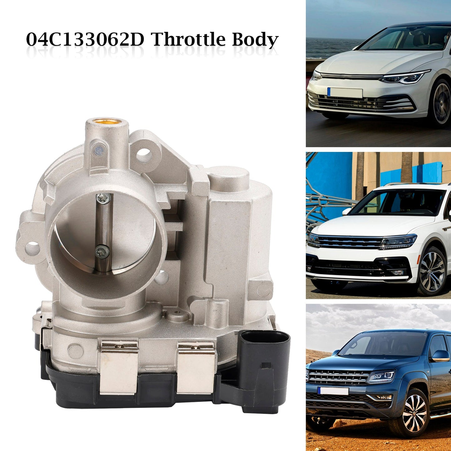 Throttle Body 04C133062D For VW Polo Seat Ibiza IV Mii Skoda Fabia Citigo FWD