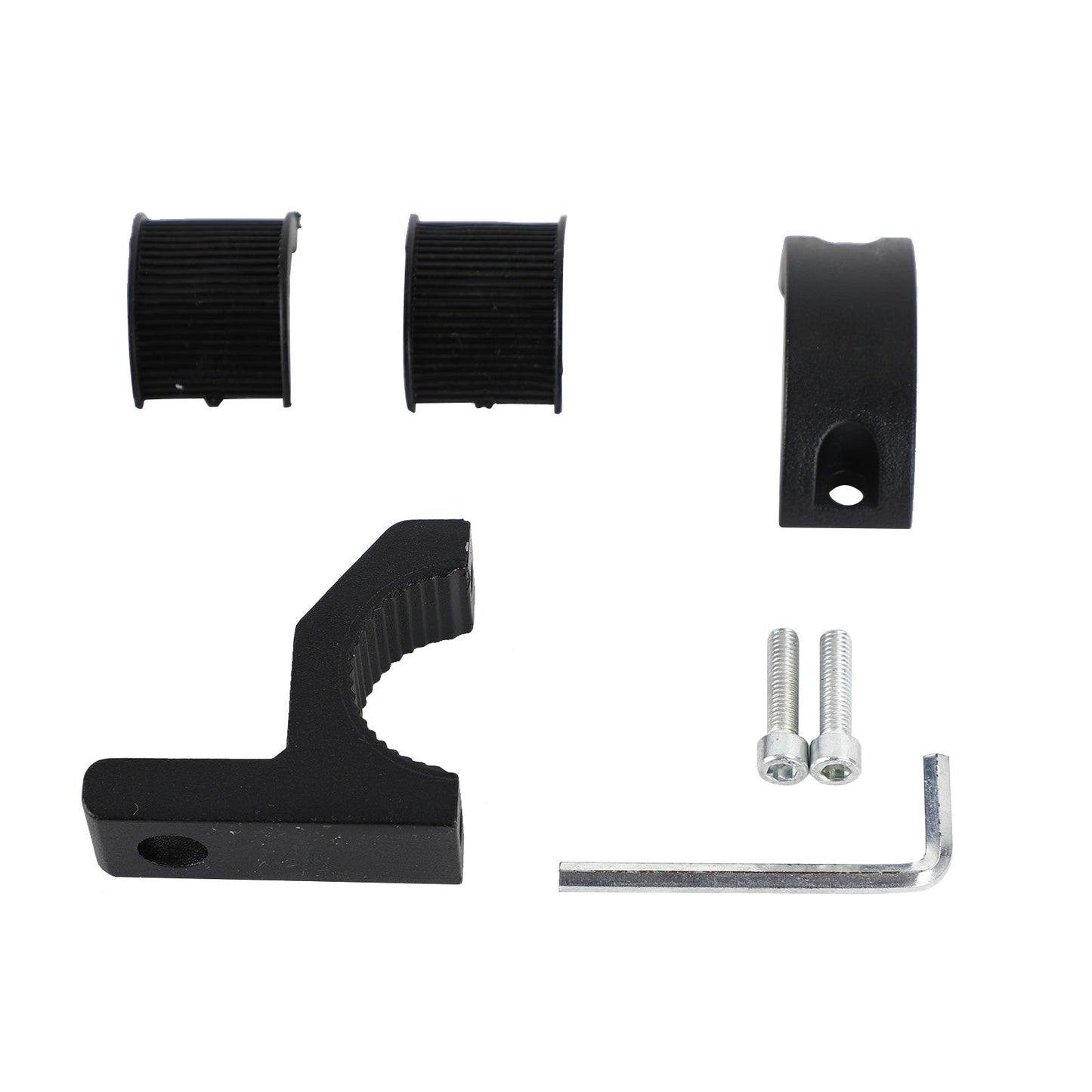 2X Motorcycle Cnc Headlight Spot Light Bracket Mount Fog Tube Fork Clamp Holder