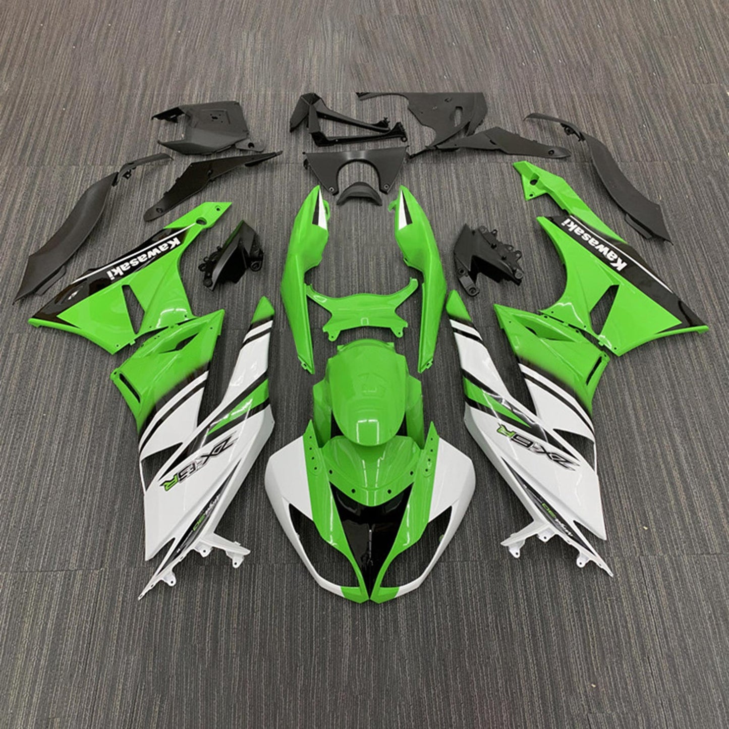 2009-2012 Kawasaki ZX6R 636 Injection Fairing Kit Bodywork Plastic ABS#162