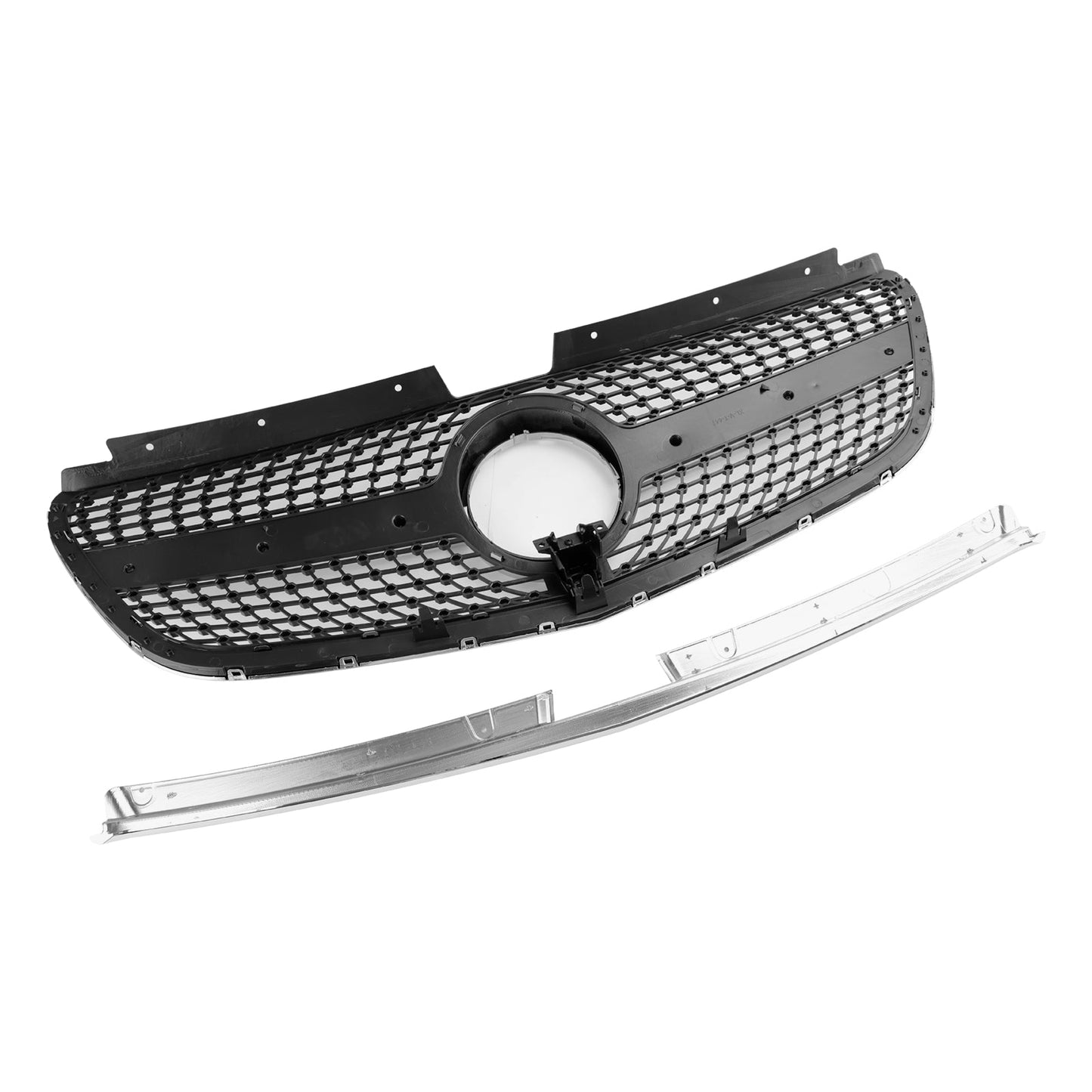 2015-2019 Mercedes Vito W447 GT Stlye Diamond Front Bumper Grill Grille