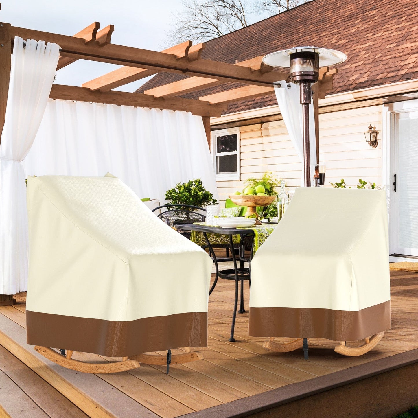 Patio Rocking Chair Cover Rocking Chair Covers for Outdoor Furniture Waterproof