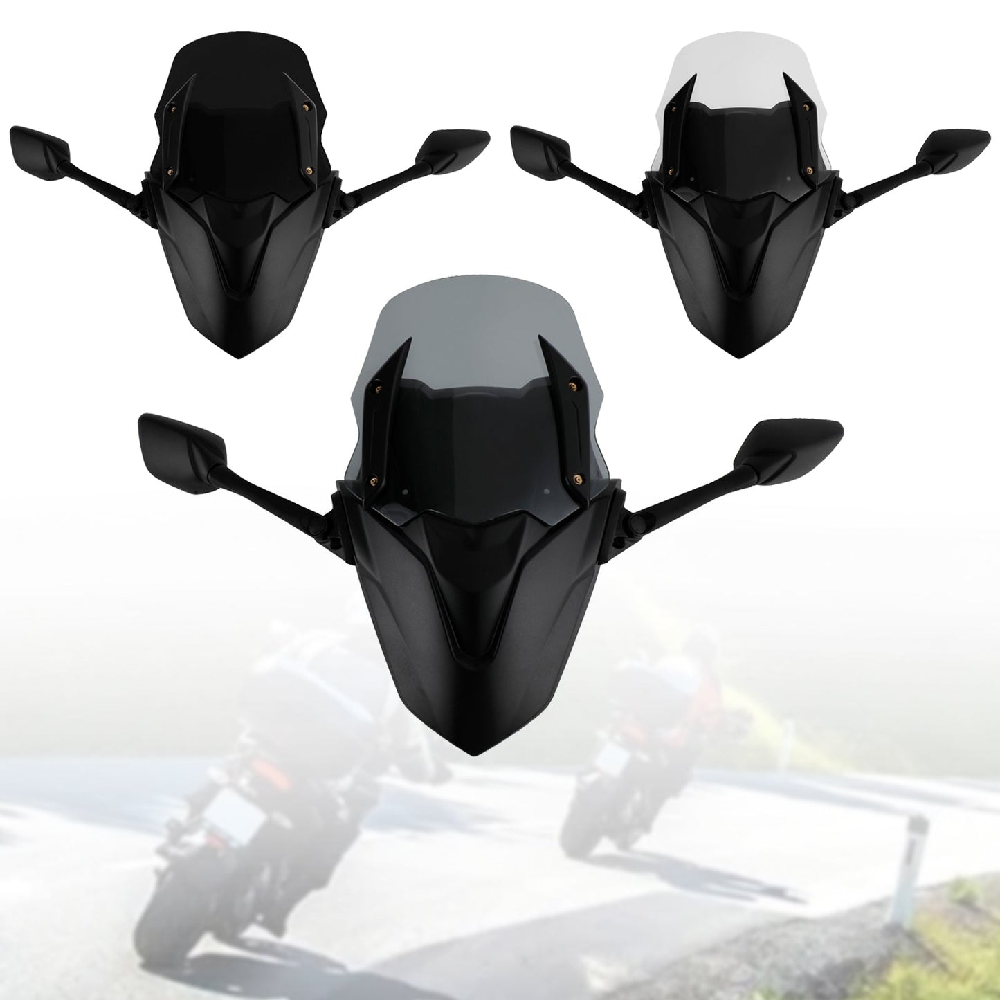 ABS Motorcycle Windshield WindScreen fit for Yamaha NMAX155 N-MAX 155 2021-2023