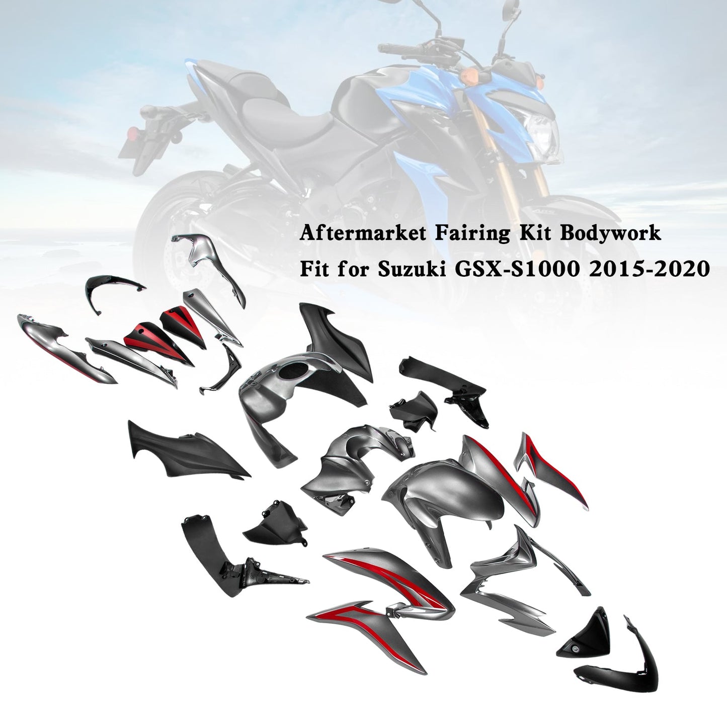 2015-2020 Suzuki GSX-S 1000 Plastic Bodywork Fairing Kit