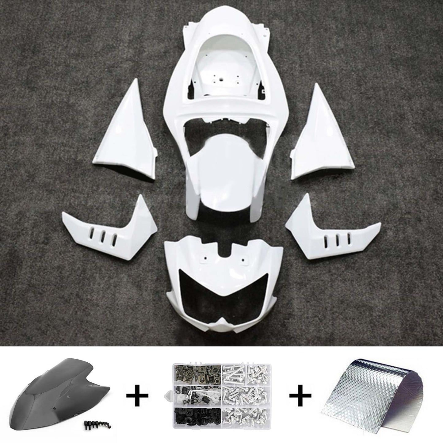 2003-2006 Kawasaki Z1000 Injection Fairing Kit Bodywork Plastic ABS#105