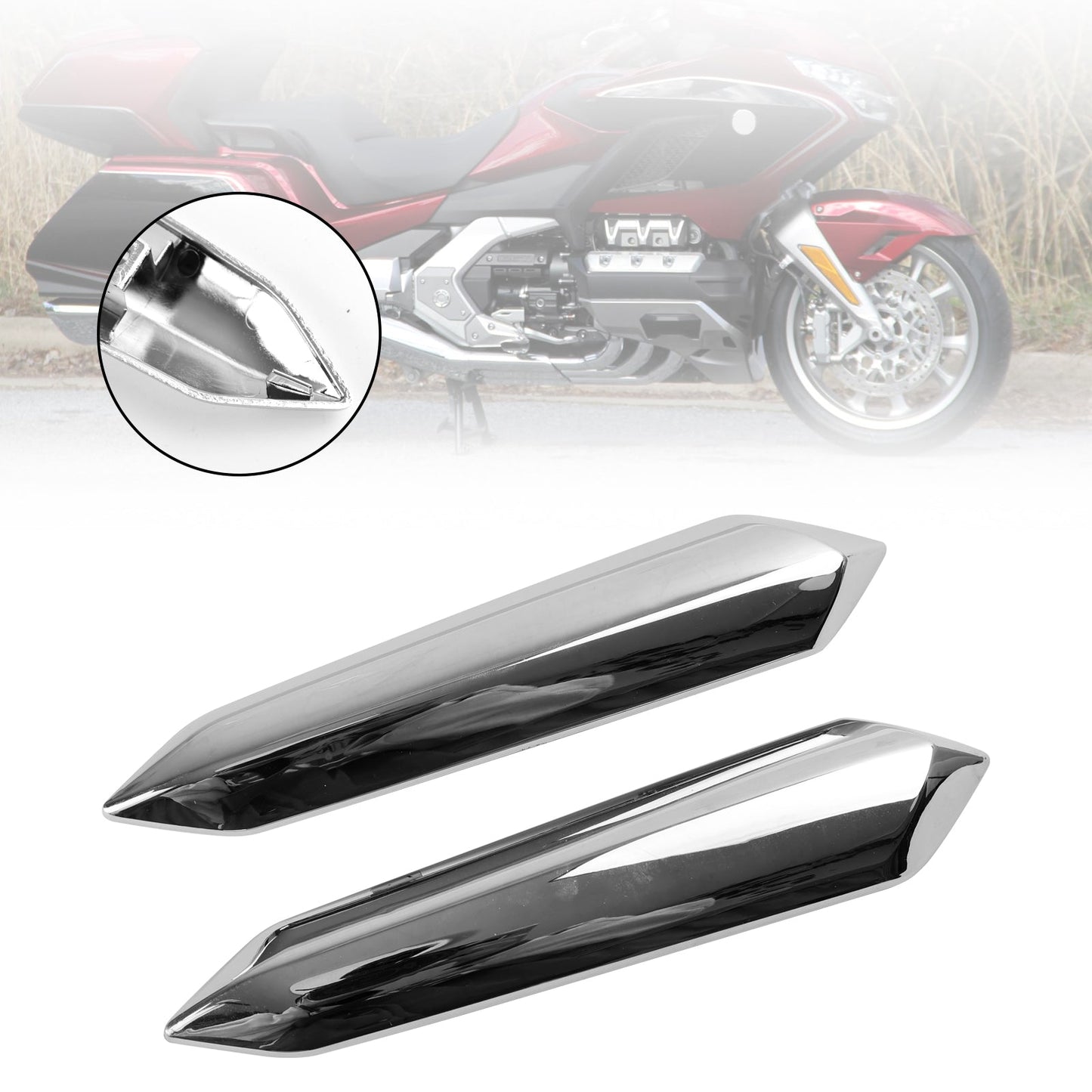 2018-2022 Honda Gold Wing DCT Windshield Windscreen Strut Covers