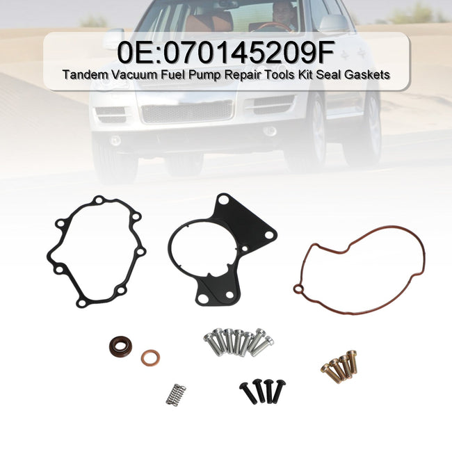 Tandem Vacuum Fuel Pump Repair Tools Kit Seal Gaskets For VW 2.5 TDI 070145209F