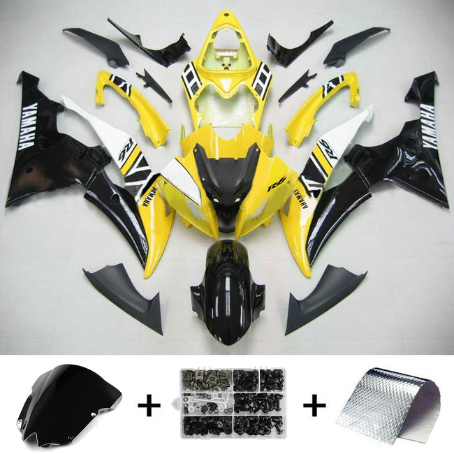 2008-2016 Yamaha YZF 600 R6 Injection Fairing Kit Bodywork Plastic ABS #102