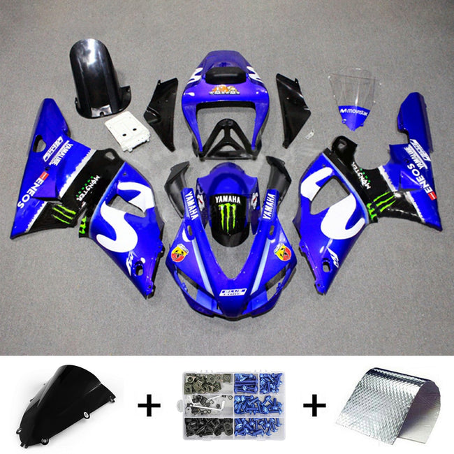 1998-1999 Yamaha YZF 1000 R1 Injection Fairing Kit Bodywork Plastic ABS#119