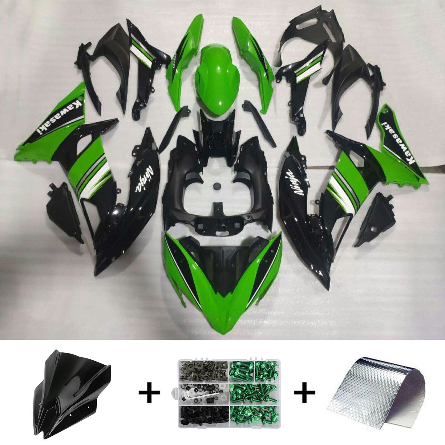 2017-2019 Kawasaki ER6F/Ninja650R Injection Fairing Kit Bodywork Plastic ABS#114