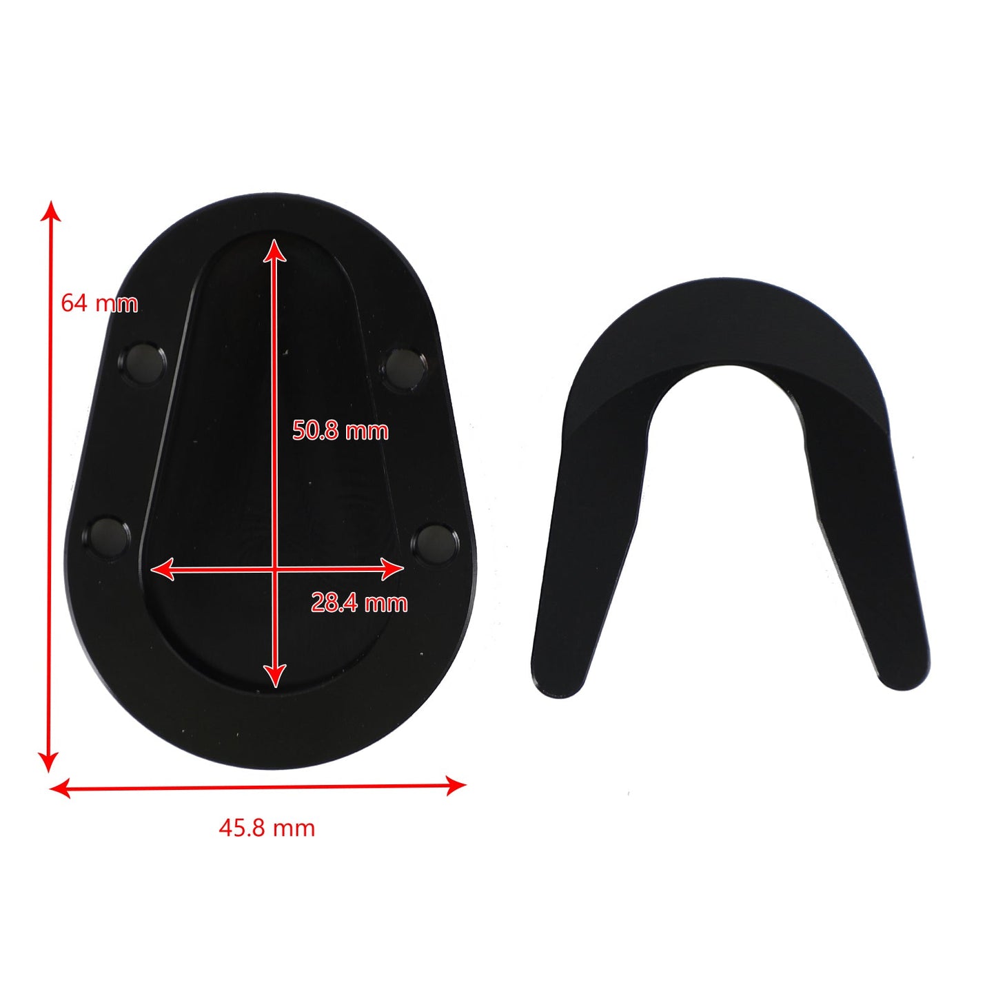 Kickstand Enlarge Plate Pad fit for Vespa Sprint 150 Primavera 150 2013-2020