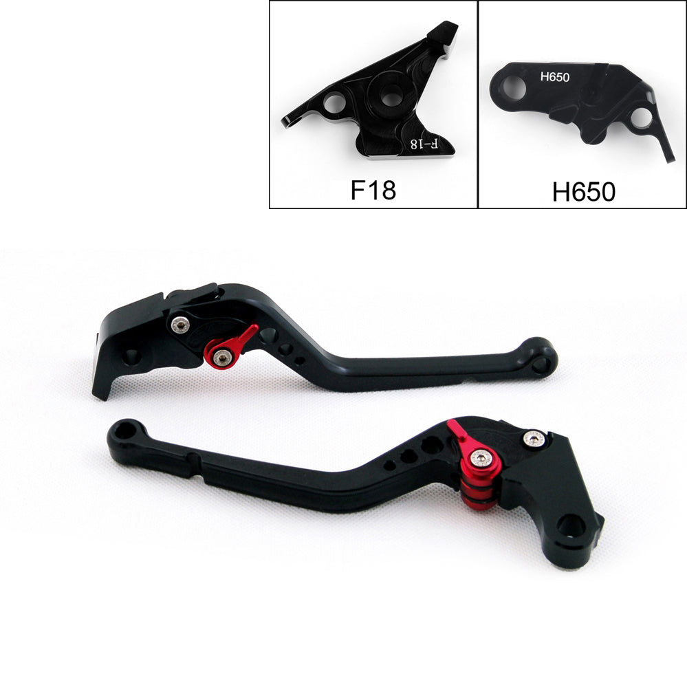 Long Brake Clutch Levers For Honda CBR650F/CB650F 2014-2015 (F-18/H-65) Black