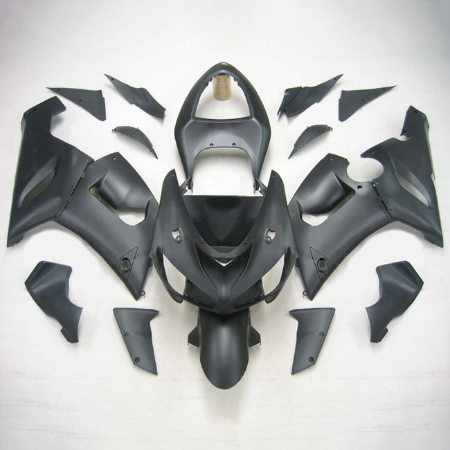 2005-2006 Kawasaki ZX6R 636 Amotopart Injection Fairing Kit Bodywork Plastic ABS #120