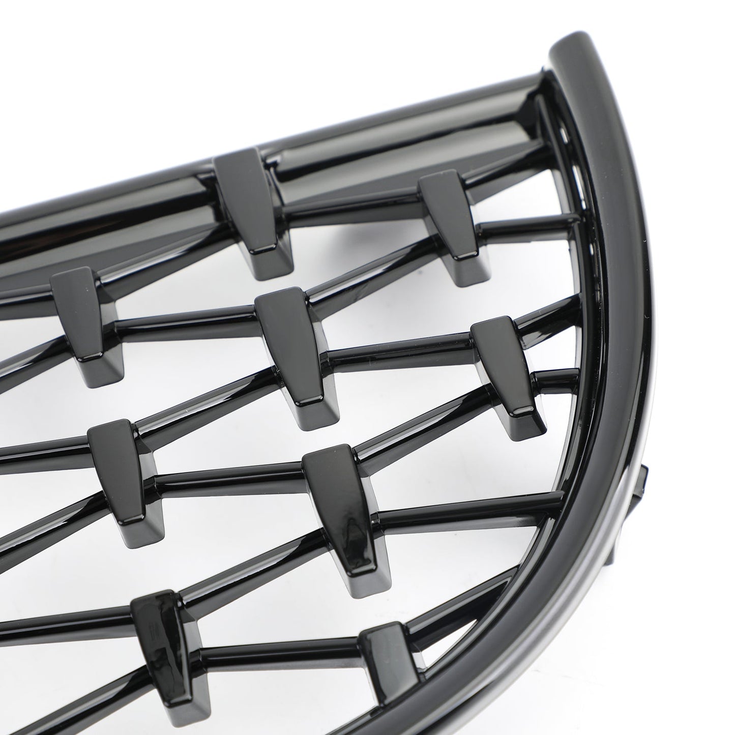 Meteor Black Kidney Grill Mesh Grille Fit BMW E90 3 Series Sedan 2005-2008