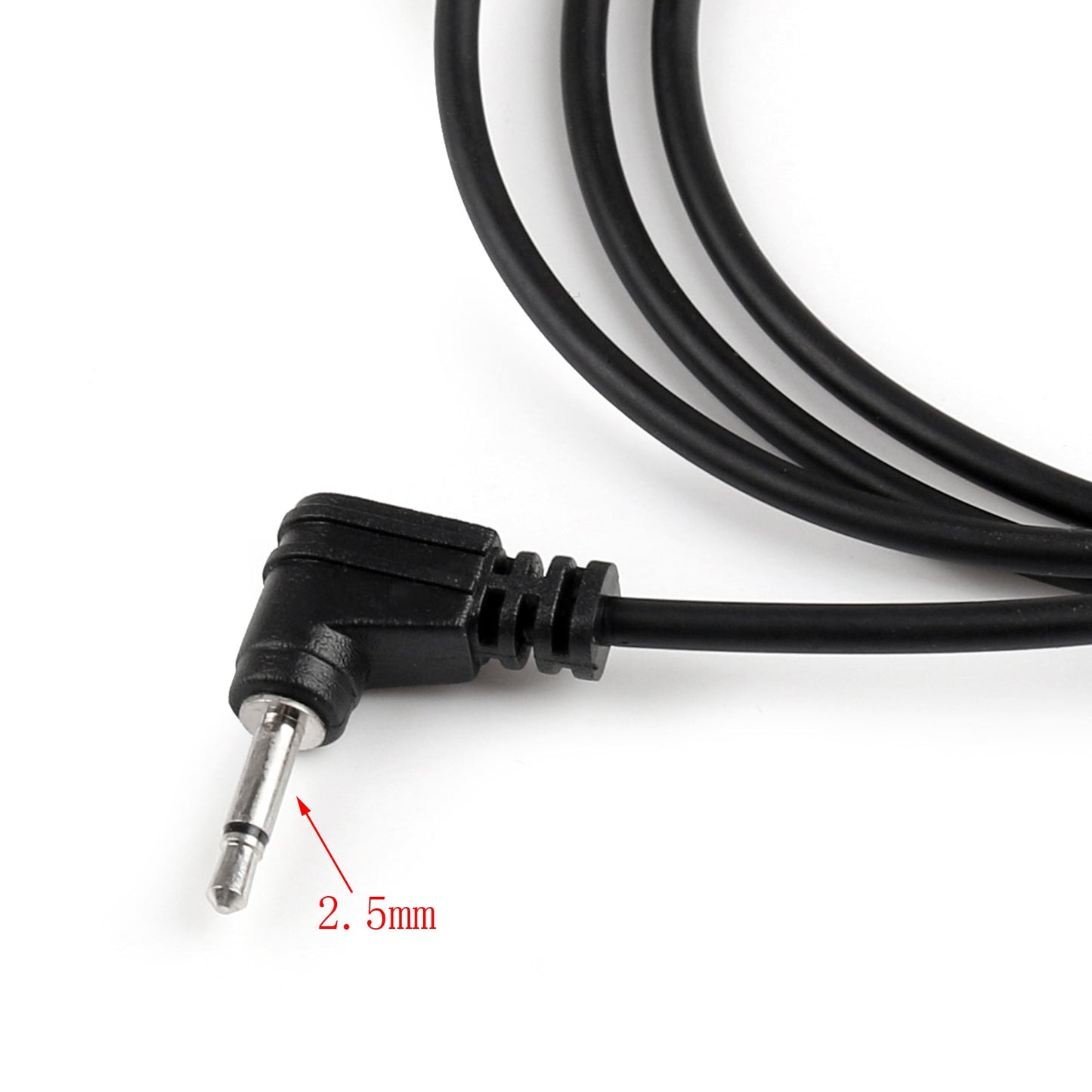 1Pcs 2.5mm Listen Only Covert Acoustic Tube Headset For Radio MIC Speaker