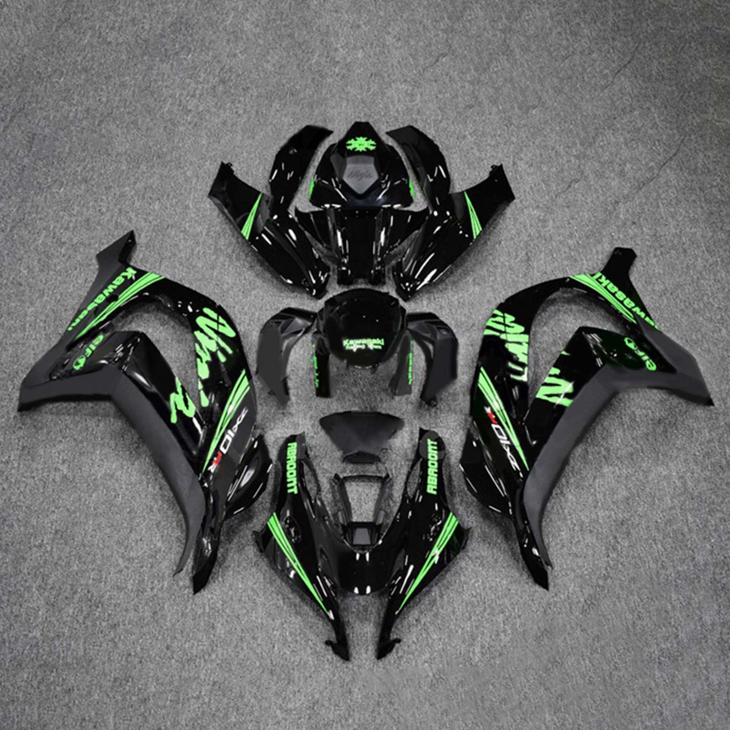 2016-2020 Kawasaki ZX10R Injection Fairing Kit Bodywork Plastic ABS#177