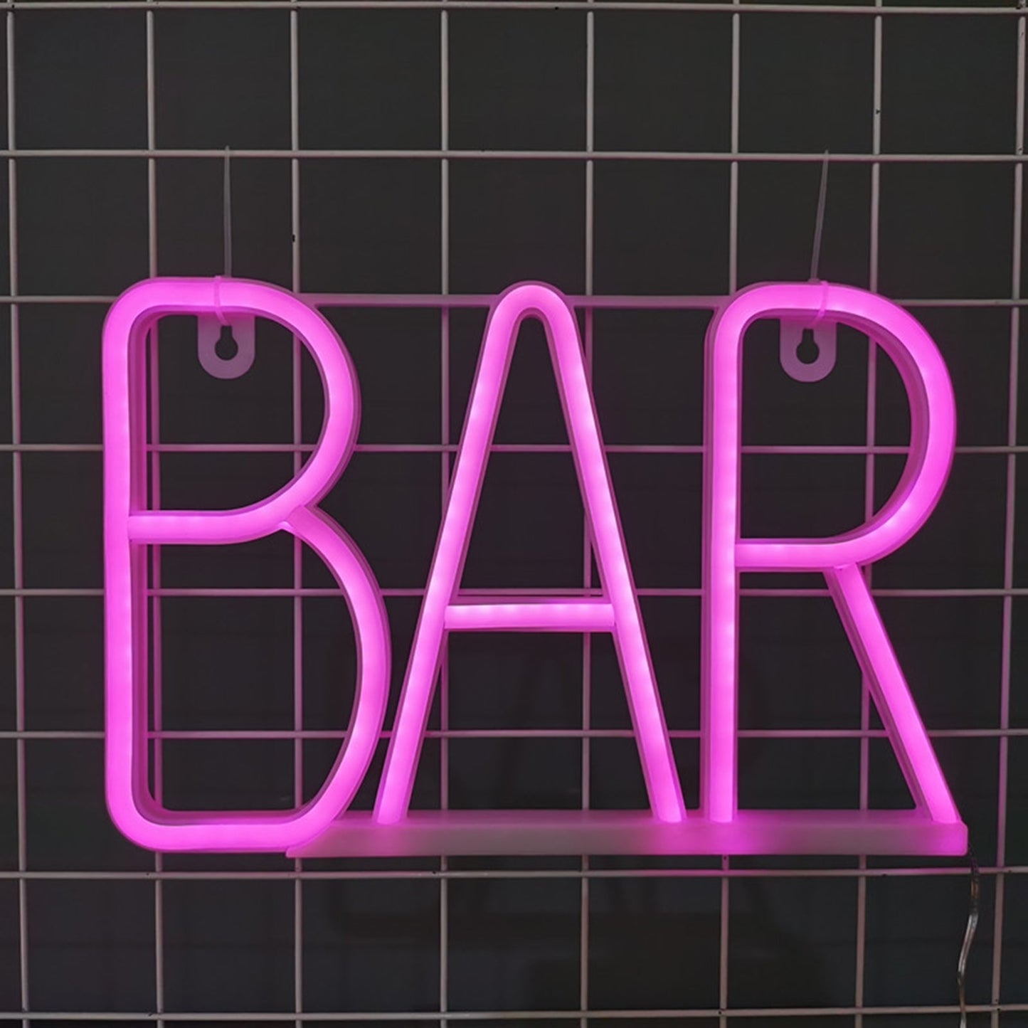 BAR LED Neon Sign Lights Bedside Night Light Lamp Kids Children Room USB Powered