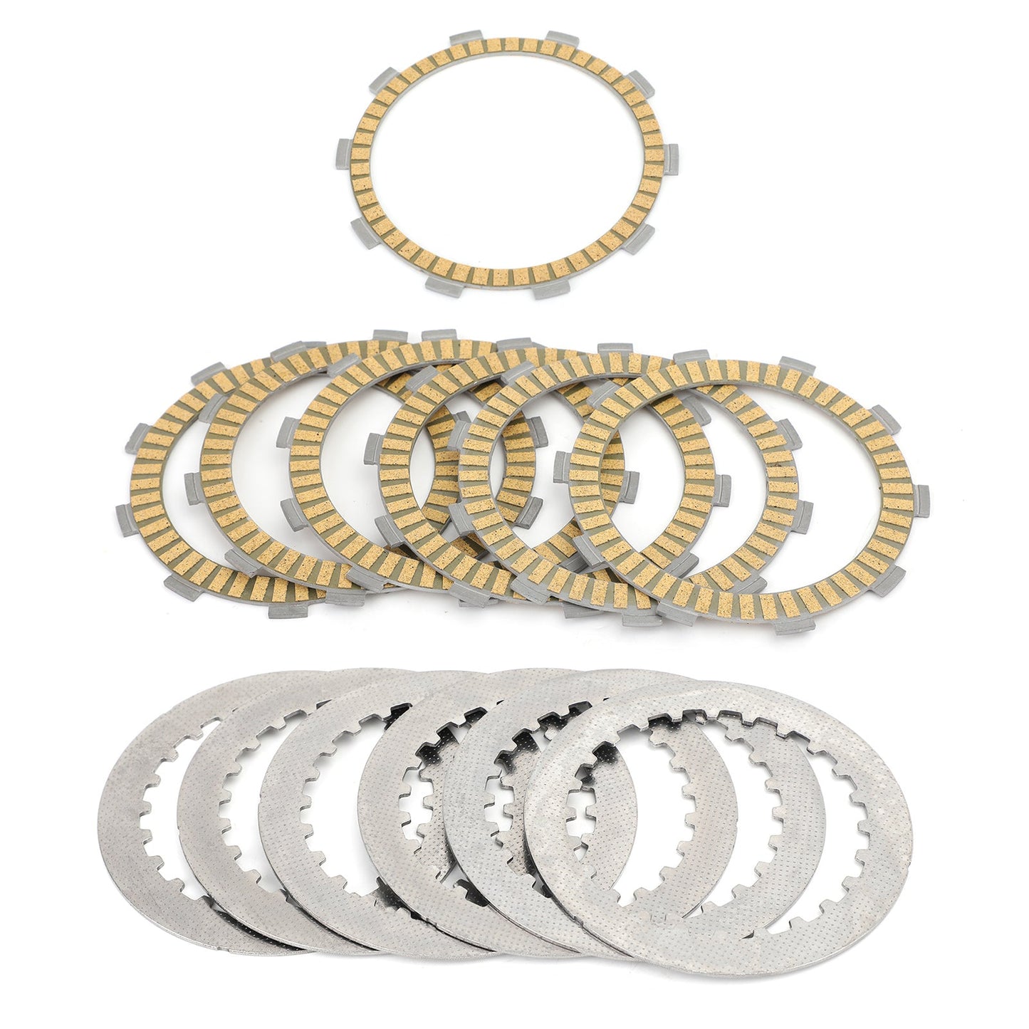 Clutch Plate Kit - Friction & Steel Plates For Honda VT600C Shadow VLX Deluxe NV600 Shadow 600 XL600V Transalp CBR400RR MC29 CB500R CBF500