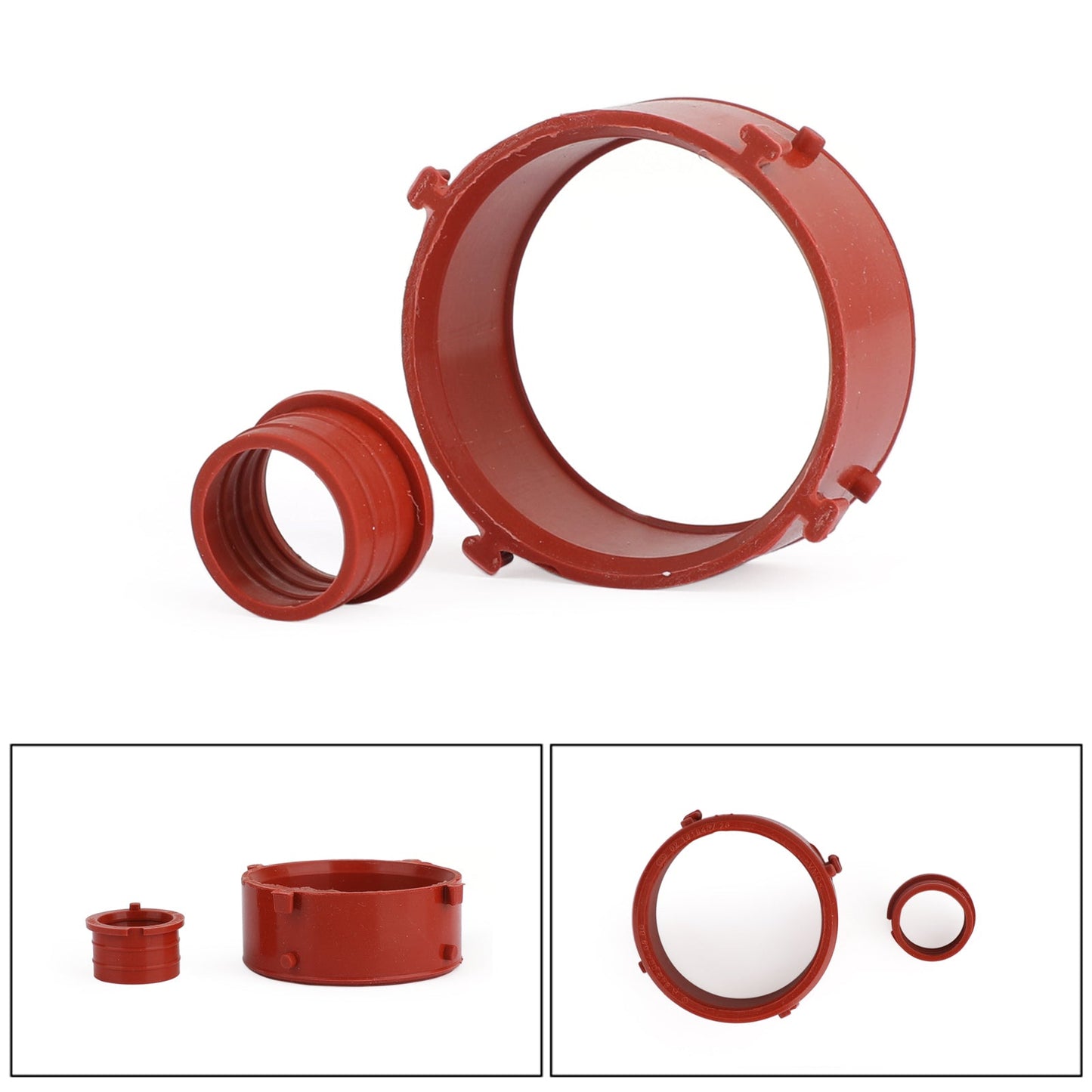 2PCS Air Duct Seal To Turbocharger 6420940480 6420940580 Fit Mercedes