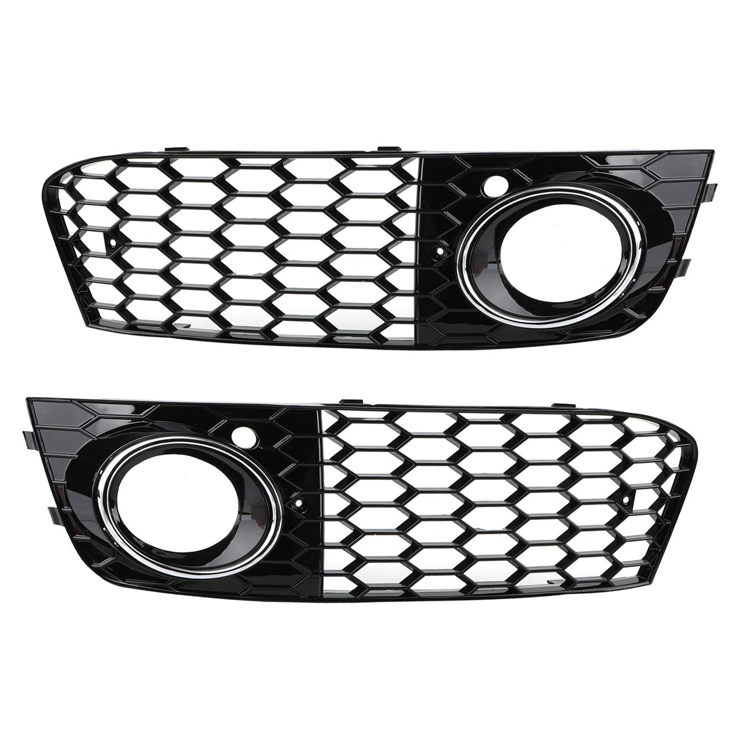 2009-2012 Audi A4 B8 Honeycomb Mesh Fog Light Open Vent Grill Intake