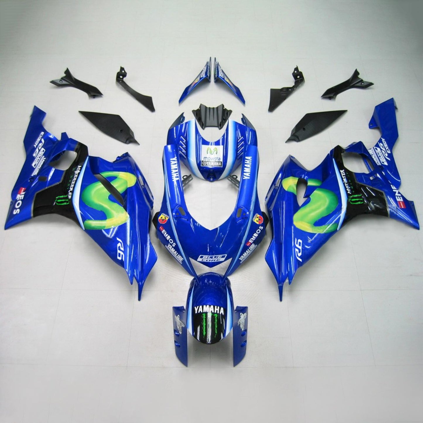 2017-2020 Yamaha YZF 600 R6 Injection Fairing Kit Bodywork Plastic ABS #103