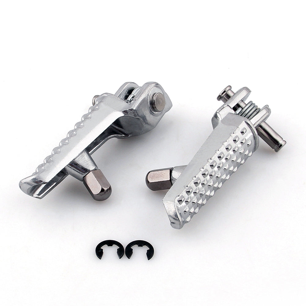 Front + Rear Foot Pegs Footrest Bracket Fit for Honda CBR 1000 RR 2004-2007