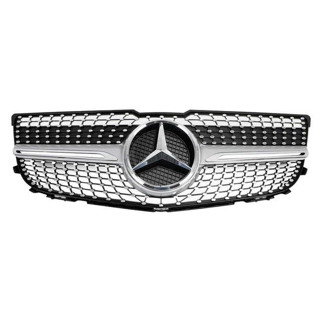 Front Bumper Grille Grill Fit Mercedes Benz X204 GLK-Class 2013-2015 Diamond