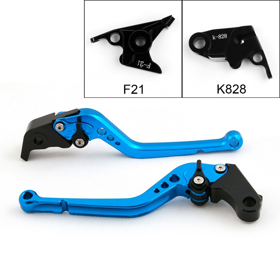 Long Brake Clutch Levers Fit Z750 2007-2012 Z800 2013-2014 Black