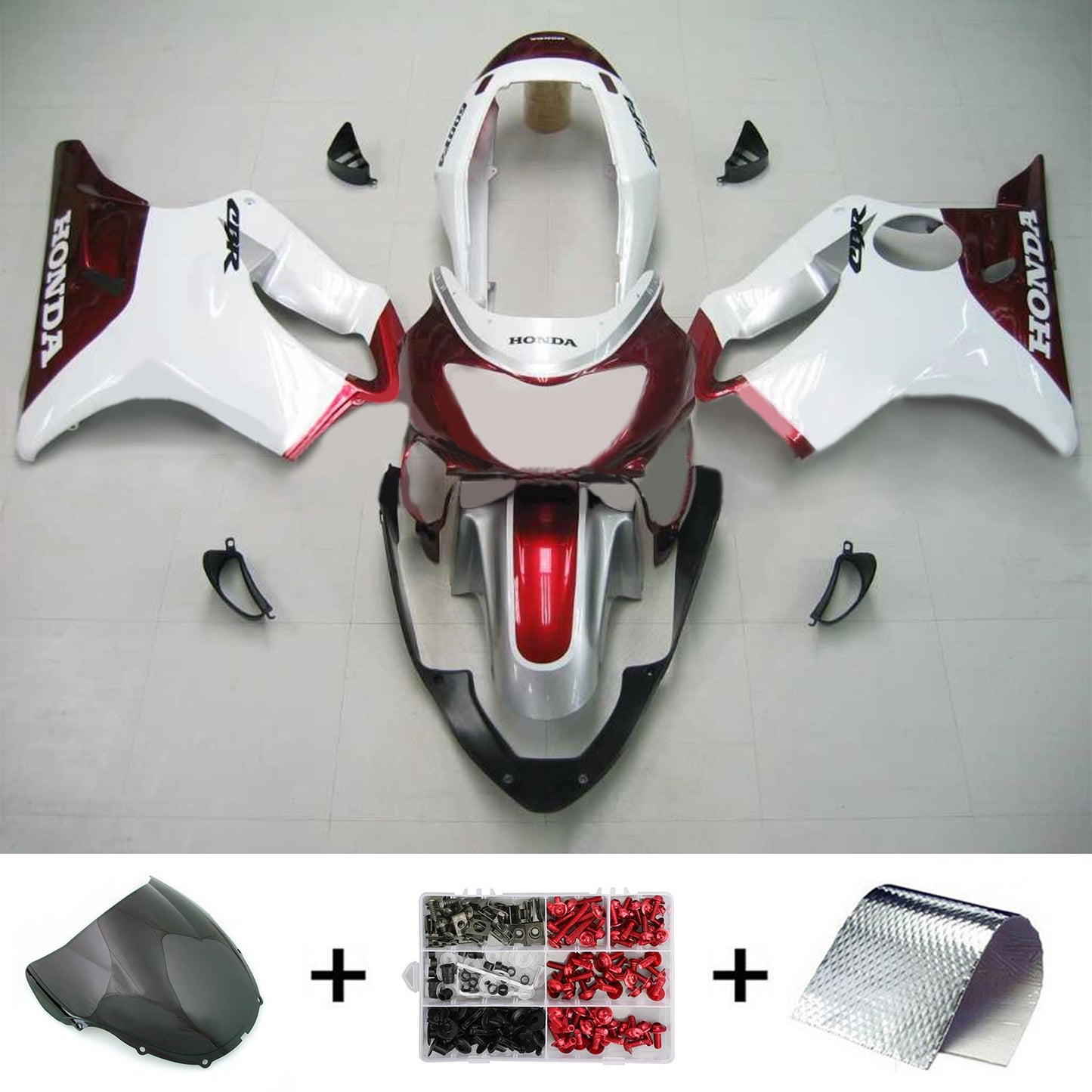 1999-2000 Honda CBR600F4 Amotopart Injection Fairing Kit Bodywork Plastic ABS #118