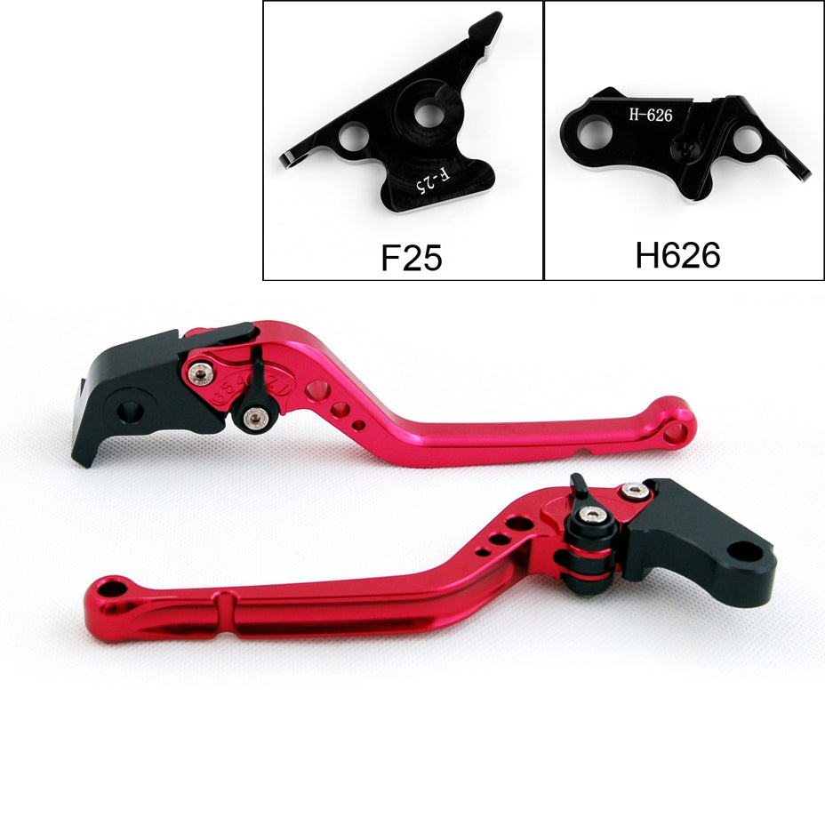 Long Brake Clutch Levers For Honda CBR500R 2013-2014 Black