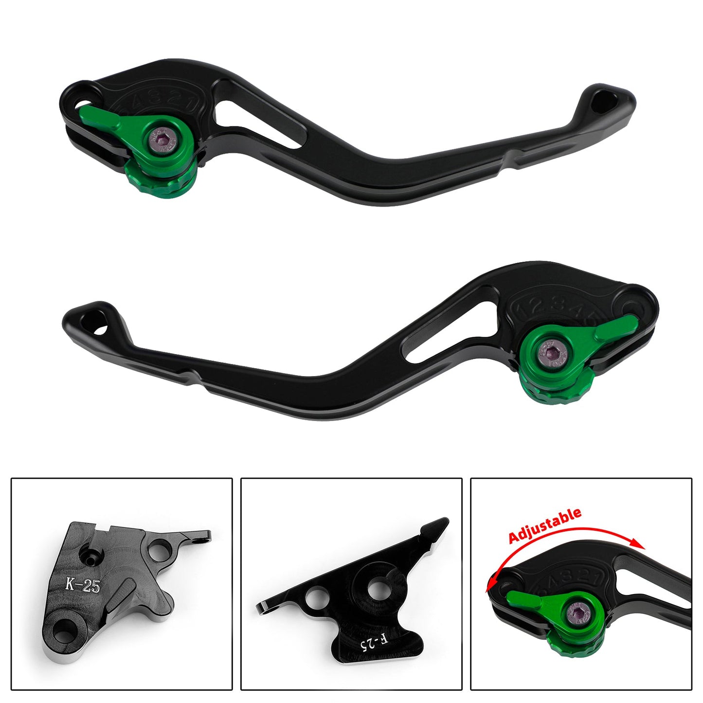 Kawasaki Ninja 250R 400 /Z300 Z250SL NEW Short Clutch Brake Lever