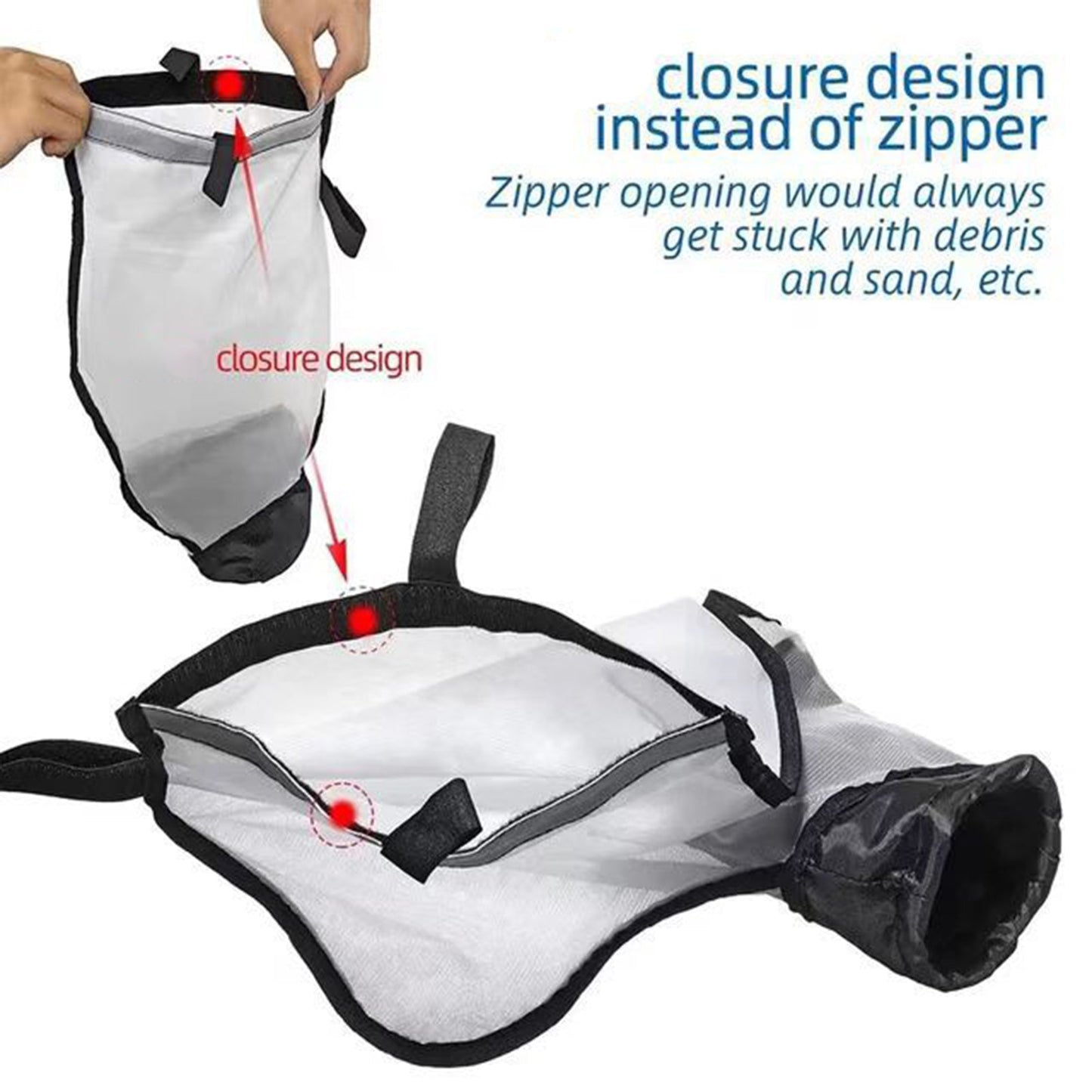 Black Pool Cleaner Filter Bag Accessories For Polaris Pool Cleaner 240 360