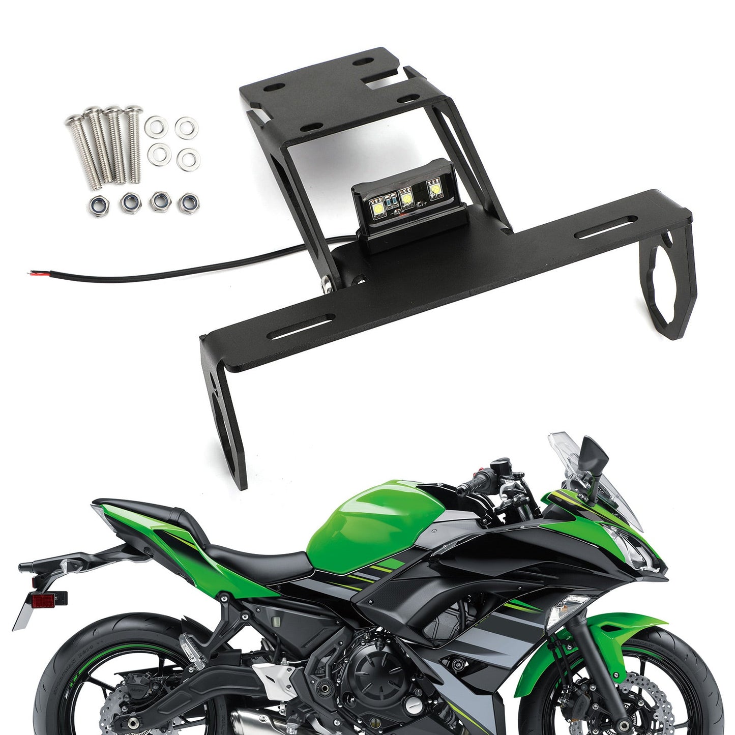 License Plate Holder For Kawasaki Z650 Ninja 650 2017-2020