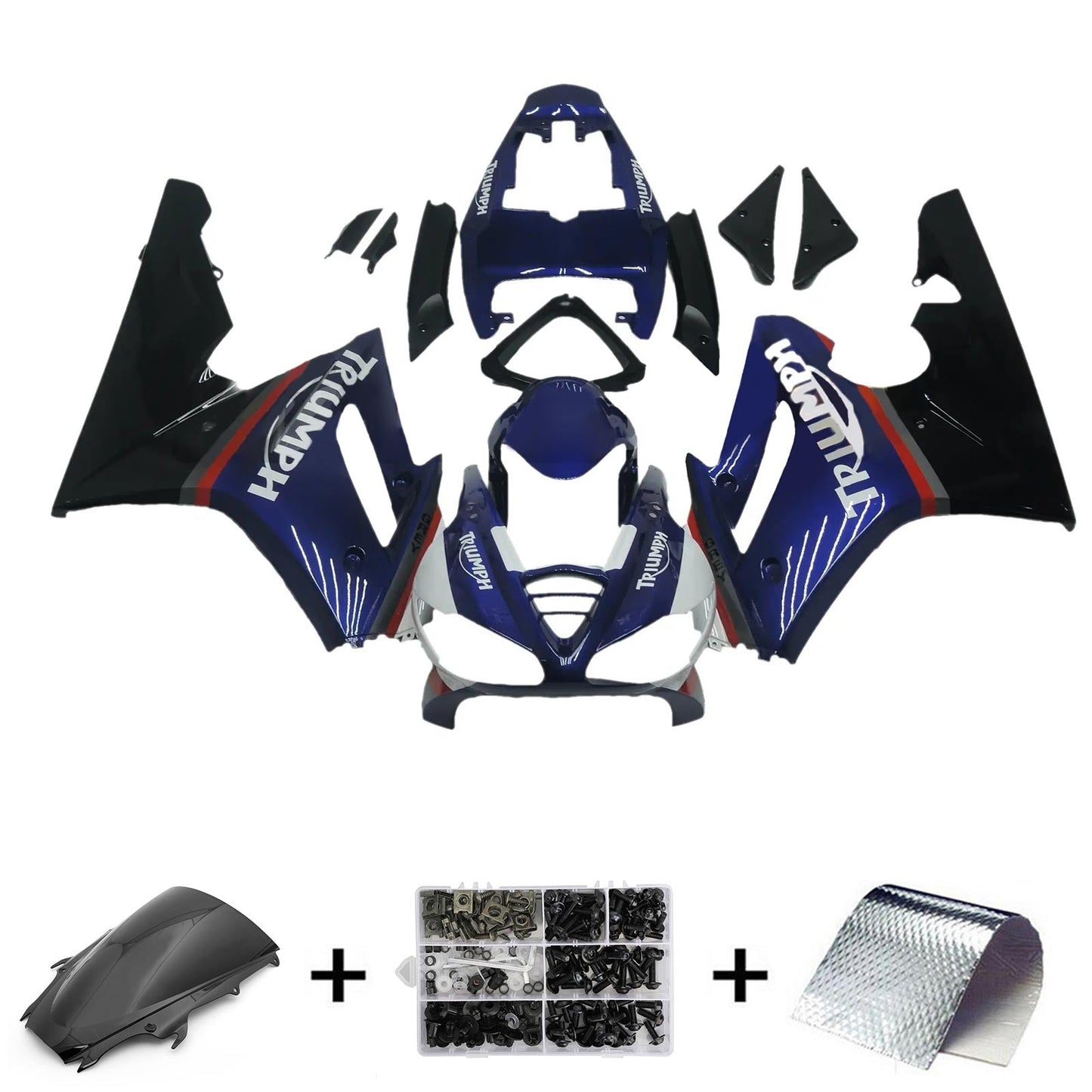 2002-2005 Triumph Daytona 675 Fairing Kit Bodywork Plastic ABS