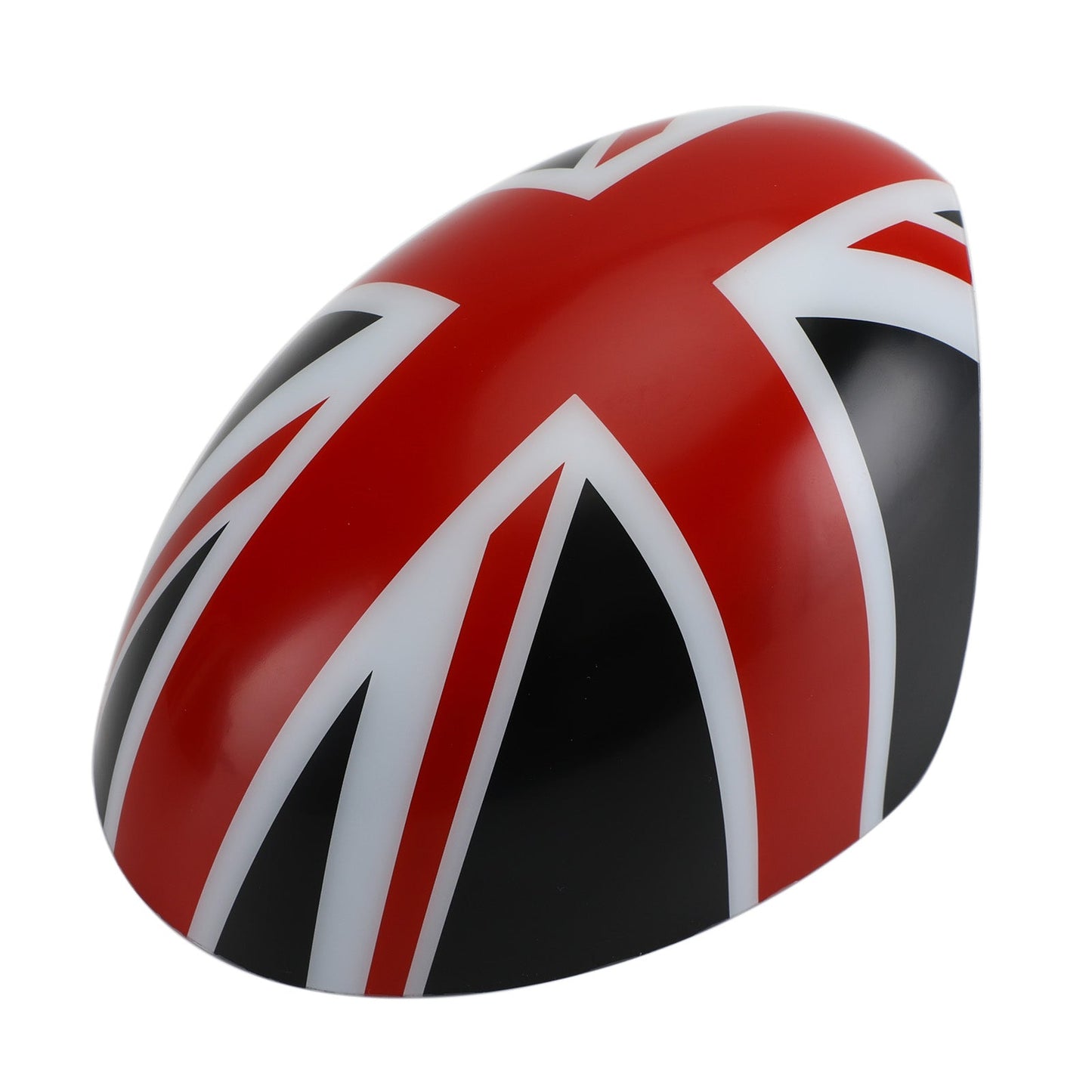 2 x Union Jack UK Flag Mirror Covers for MINI Cooper R55 R56 R57 Black/Red