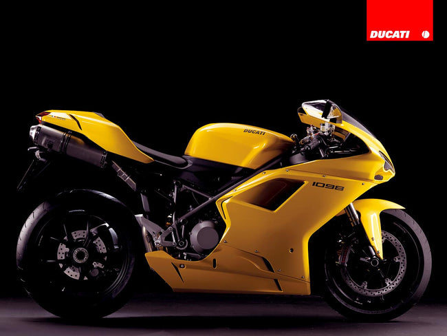 2007-2012 Ducati 1098 1198 848 Yellow Gold Fairings Generic