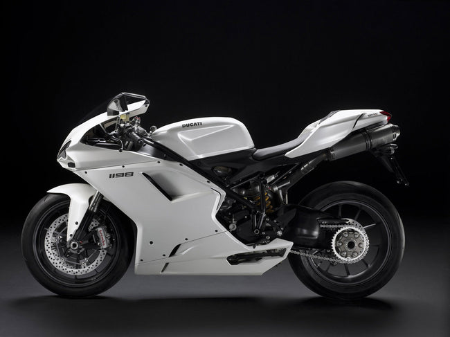 2007-2012 Ducati 1098 1198 848 White Fairings Generic