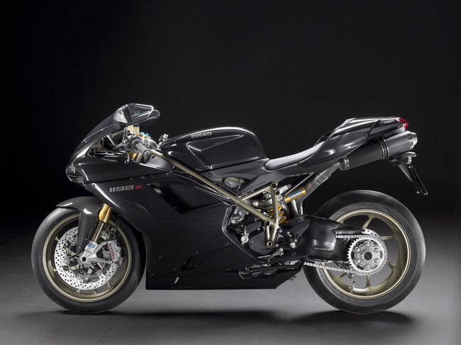 2007-2012 Ducati 1098 1198 848 Black Fairings Generic
