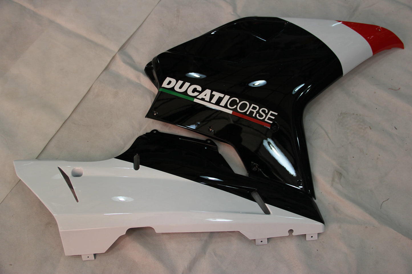 2007-2012 Fairings Ducati 1098 1198 848 Red Black 1198 Racing Generic