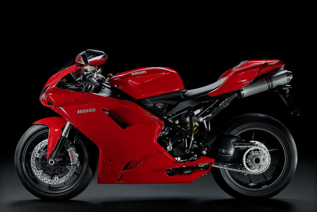 2007-2012 Ducati 1098 1198 848 Red Fairings Generic