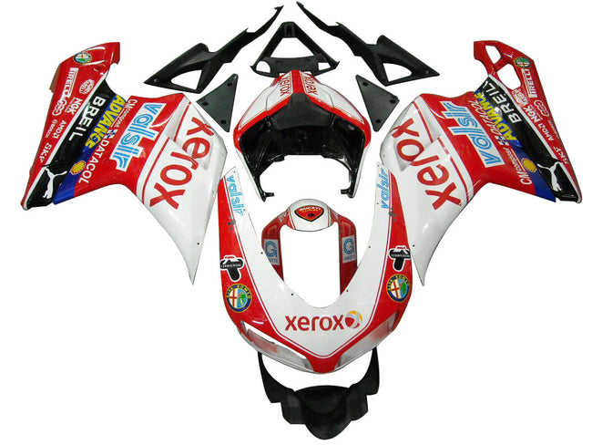 2007-2012 Fairings Ducati 1098 1198 848 Red Xerox Racing Generic