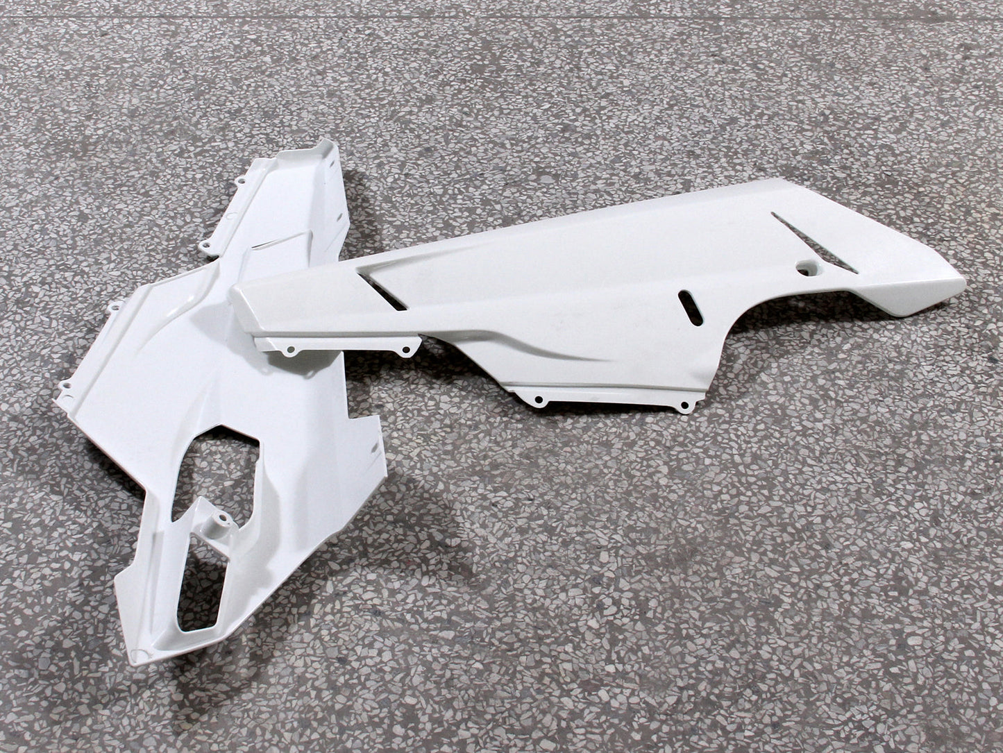 2007-2012 Ducati 1098 1198 848 White Fairings Generic