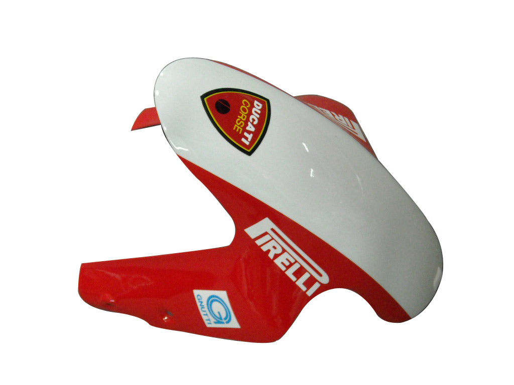 2007-2012 Ducati 1098 1198 848 White & Red Xerox Fairings Generic