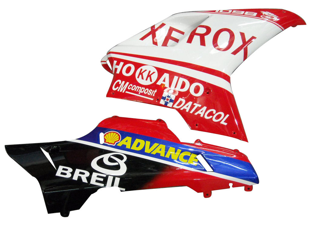 2007-2012 Ducati 1098 1198 848 Red & White Xerox Fairings Generic