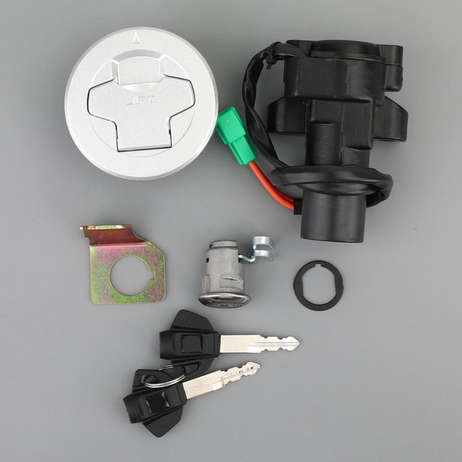 Ignition Switch Fuel Gas Cap Seat Lock Set w/Keys For Suzuki GSXR150 GIXXER GSX150F L6-L8