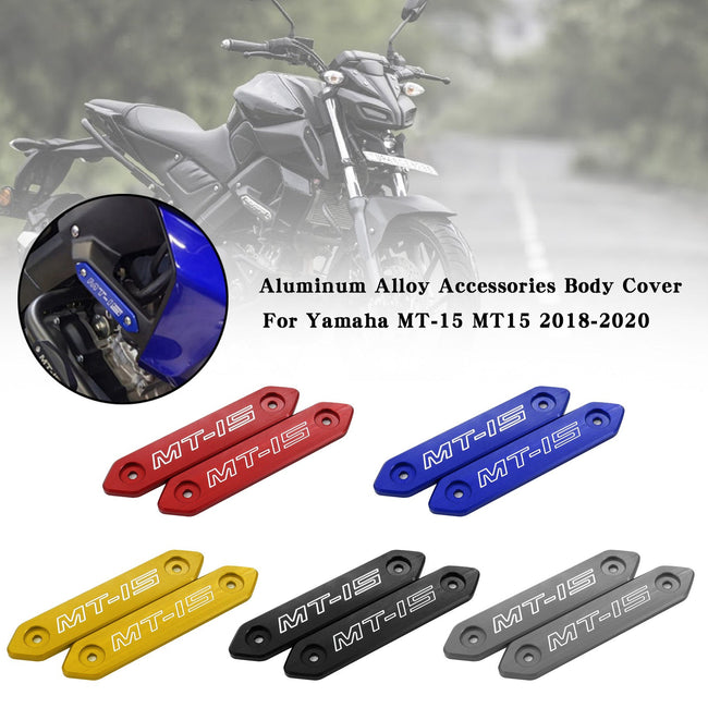 Aluminum Alloy Accessories Body Cover For Yamaha MT 15 MT-15 MT15 2018-2020 Black