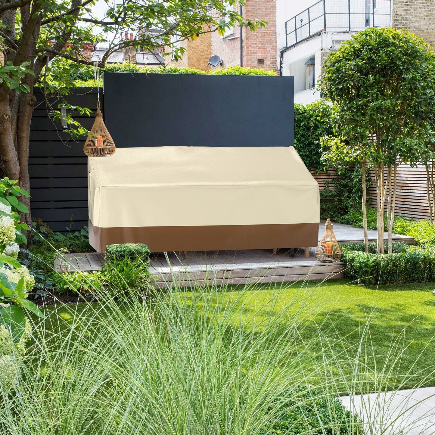 600D Sofa Covers Waterproof Patio Furniture Cover for Outdoor Couch Cover